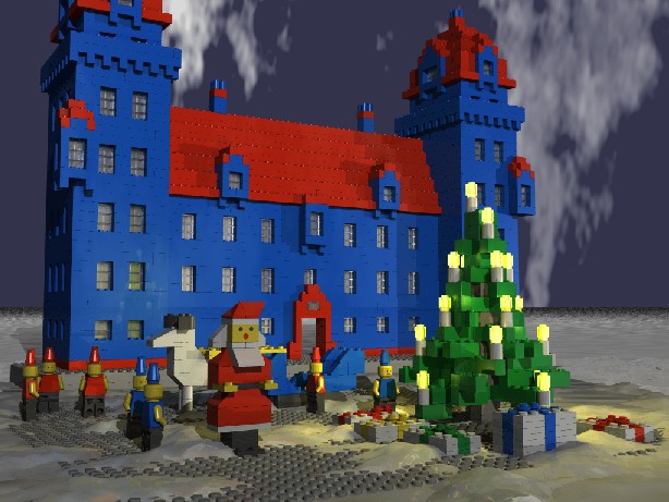 Raytraced Christmas picture