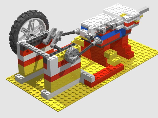 Lego discount traction engine